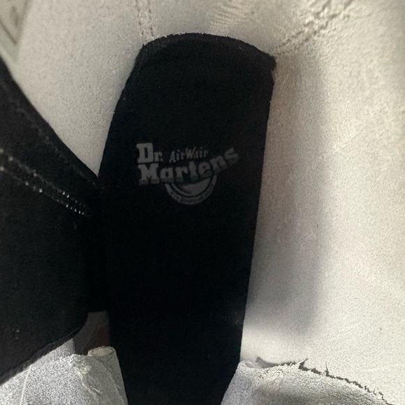 Dr. Martens Jaden Platform Leather Lace Up Boots White Size 7 - Picture 12 of 12